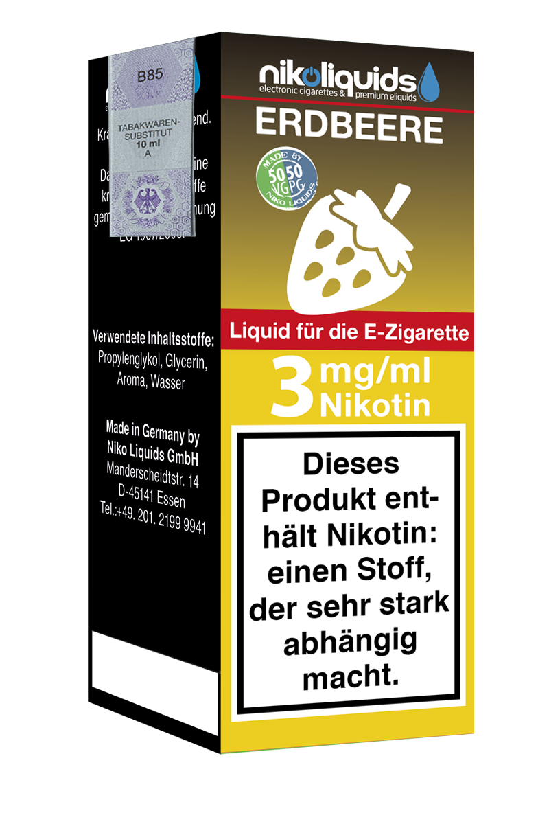 1-1015-03-10-50-niko-liquids-erdbeere-50-50-3mg Niko Liquids E-Liquid Erdbeere 50/50 10 ml