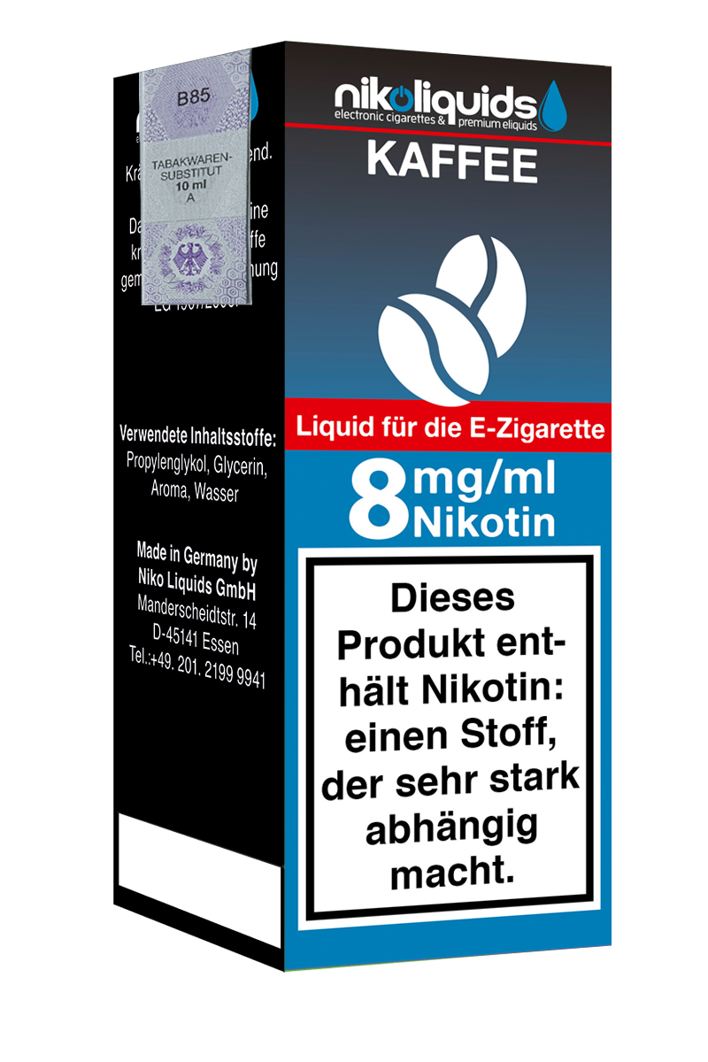 Niko Liquids E-Liquid Kaffee 10 ml