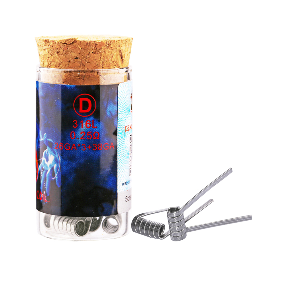 Demon Killer Flame Coil D SS316L 0,25 Ohm - 6 Stück