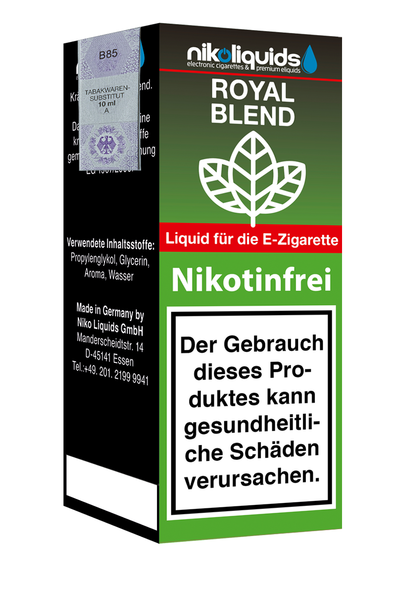 Niko Liquids E-Liquid Royal Blend 10 ml