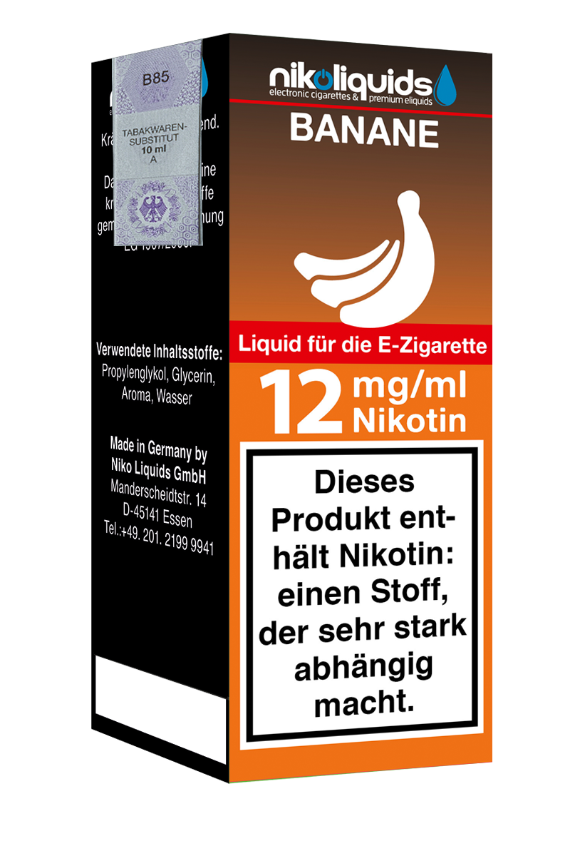 Niko Liquids E-Liquid Banane 10 ml