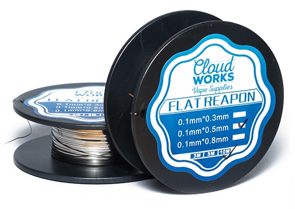 Cloudworks Kanthal Flachdraht 0,10mm x 0,50mm Wickeldraht 10m Cloudworks Kanthal Flachdraht 0,10mm x 0,50mm Wickeldraht 10m