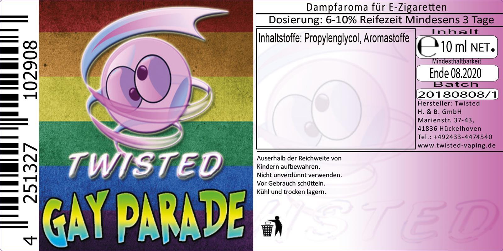 Twisted Mixxed Aroma Gay Parade 10 ml