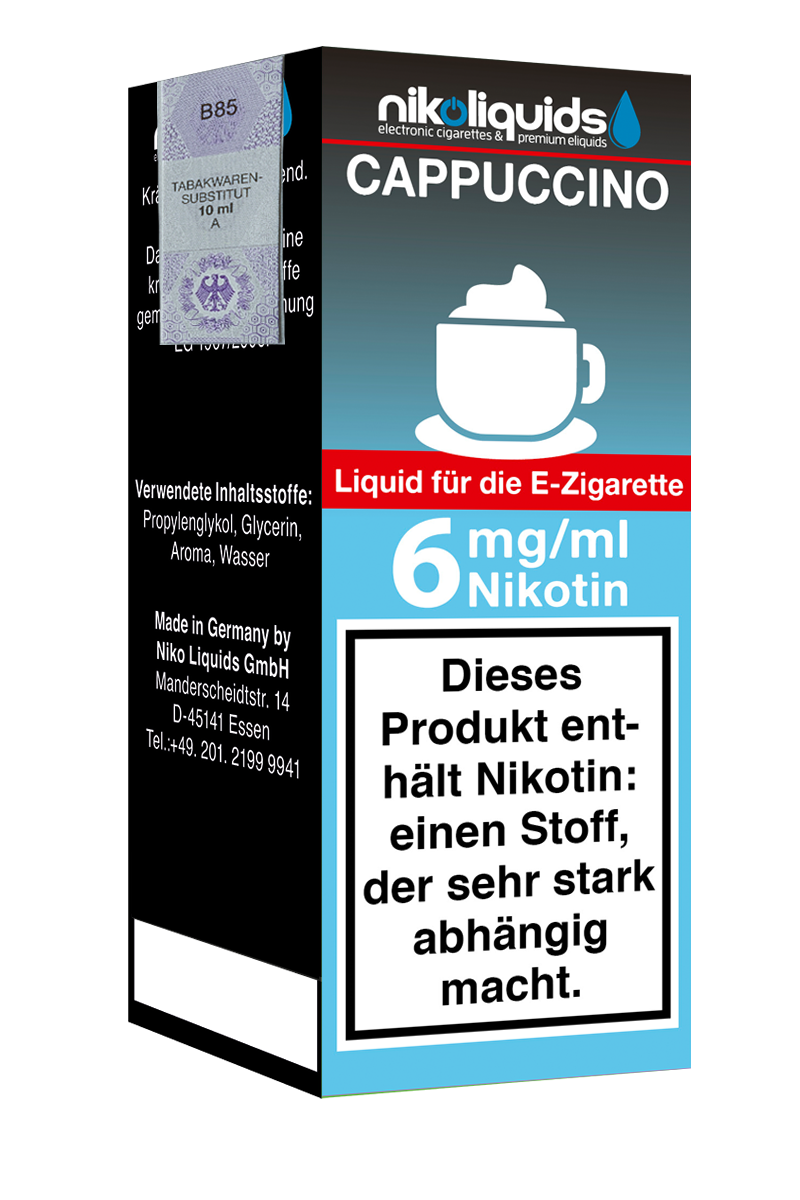 1-1010-00-10-01-niko-liquids-cappuccino-0mg Niko Liquids E-Liquid Cappuccino 10 ml