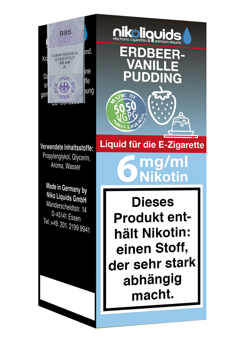 1-1071-06-10-50-niko-liquids-erdbeer-vanillepudding-50-50-6mg Niko Liquids E-Liquid Erdbeer Vanillepudding 50/50 10 ml
