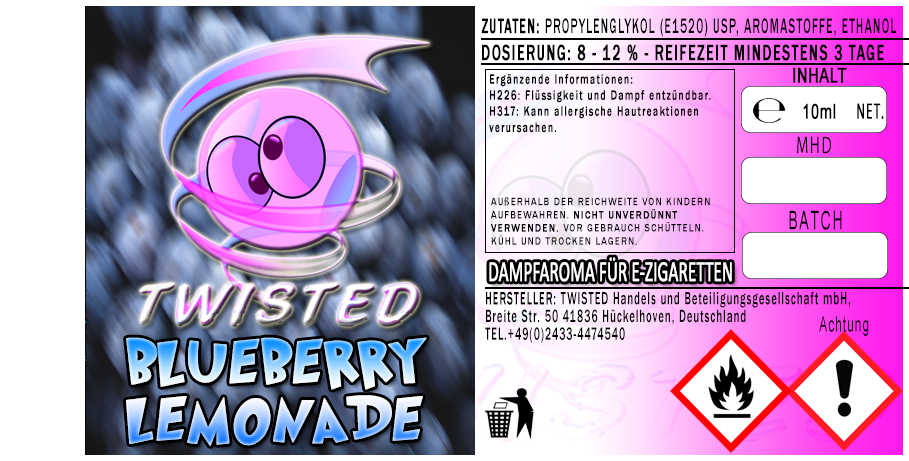 Twisted Mixxed Aroma Blueberry Lemonade 10 ml