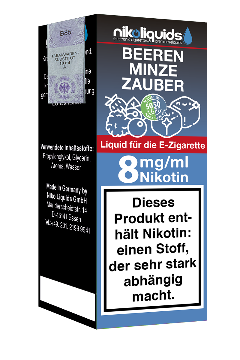 1-1077-08-10-50-niko-liquids-beeren-minze-zauber-50-50-8mg Niko Liquids E-Liquid Beeren Minze Zauber 50/50 10 ml