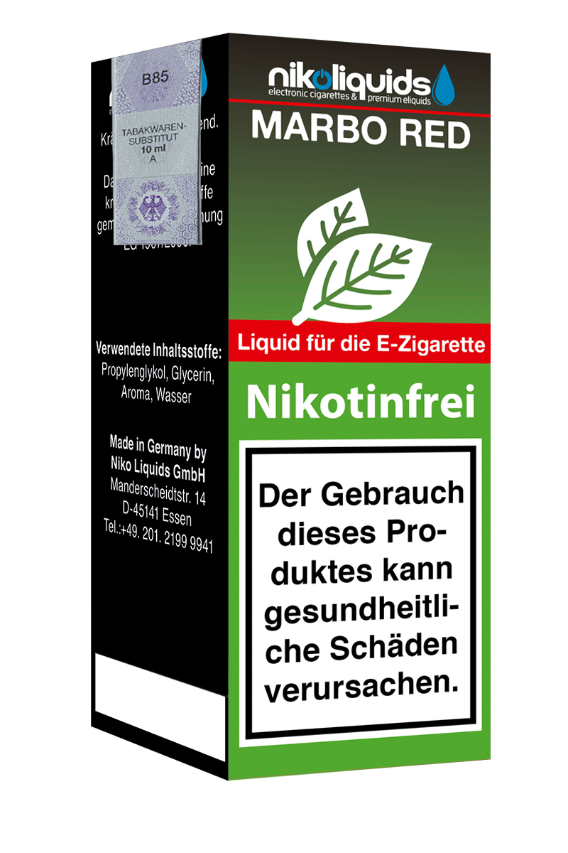 Niko Liquids E-Liquid Marbo Red 10 ml