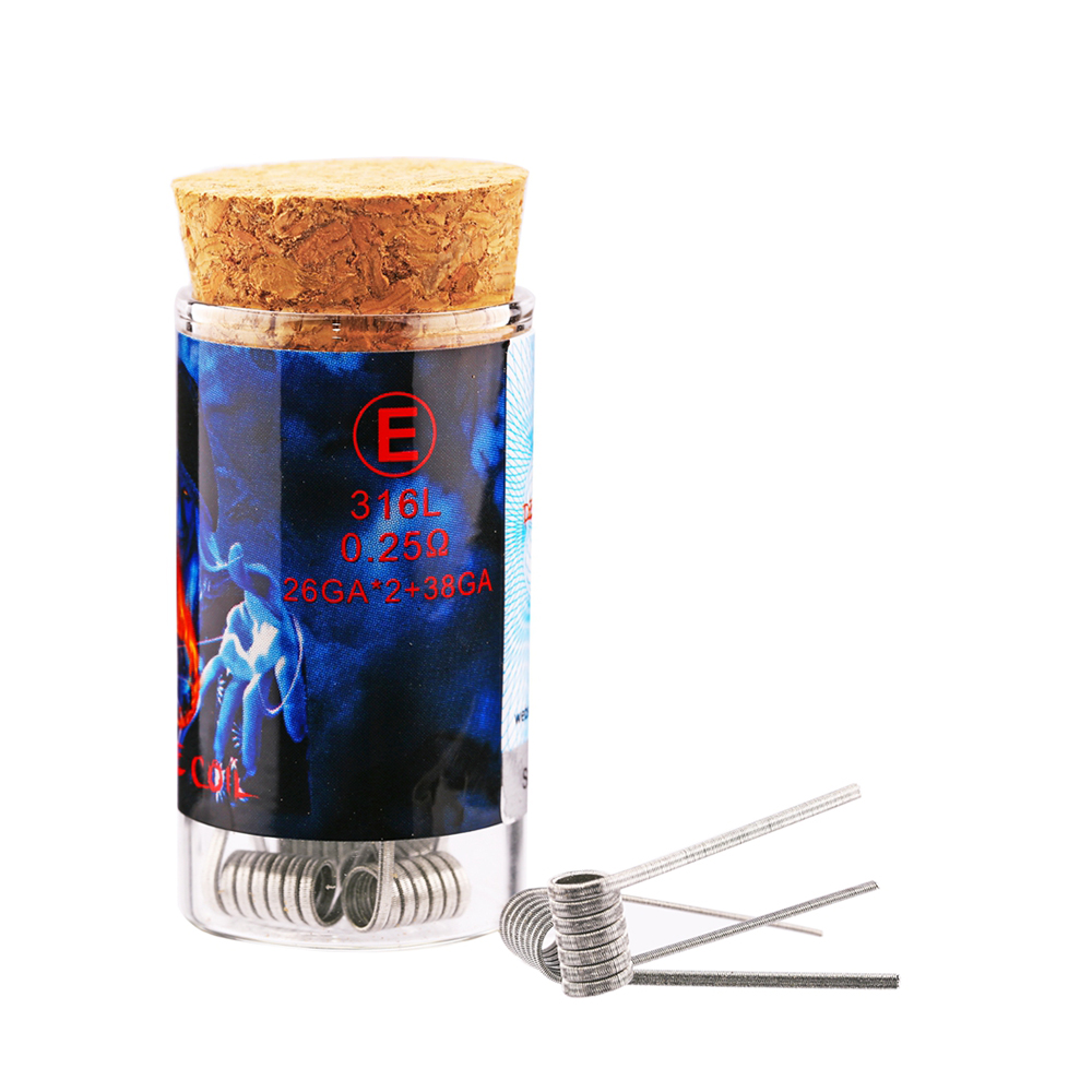 Demon Killer Flame Coil D SS316L 0,25 Ohm - 6 Stück