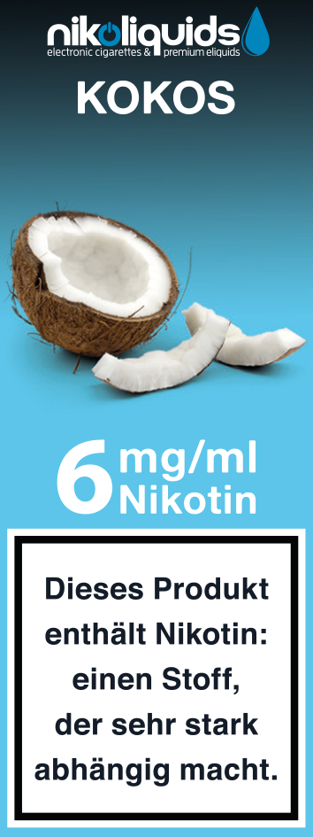Niko Liquids E-Liquid Kokos 10 ml