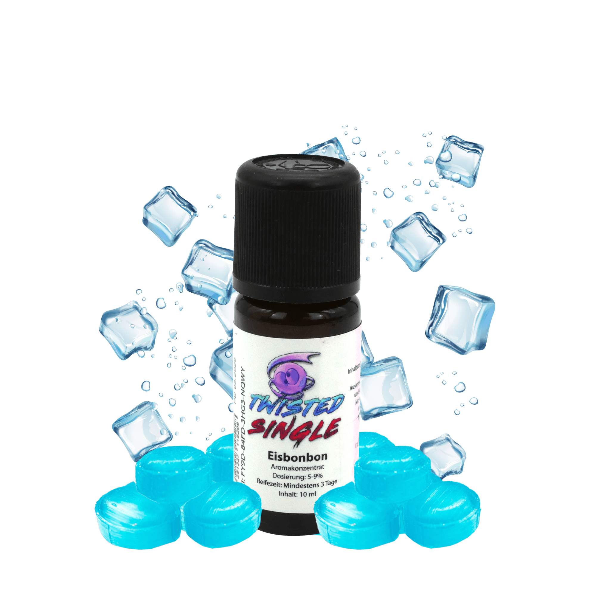 Twisted Single Aroma Eisbonbon 10 ml Twisted Single Aroma Eisbonbon 10 ml