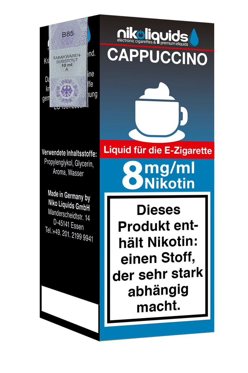 1-1010-00-10-01-niko-liquids-cappuccino-0mg Niko Liquids E-Liquid Cappuccino 10 ml