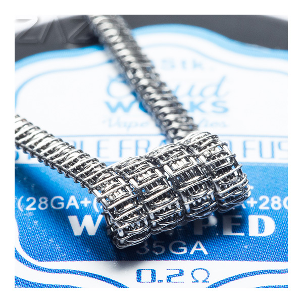 Cloudworks Staple Framed Fused Coil 0,2 Ohm Kanthal (10 Stück) Cloudworks Staple Framed Fused Coil 0,2 Ohm Kanthal (10 Stück)