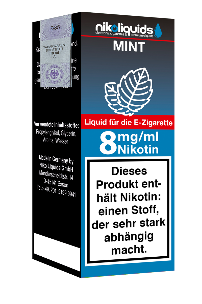 Niko Liquids E-Liquid Mint 10 ml