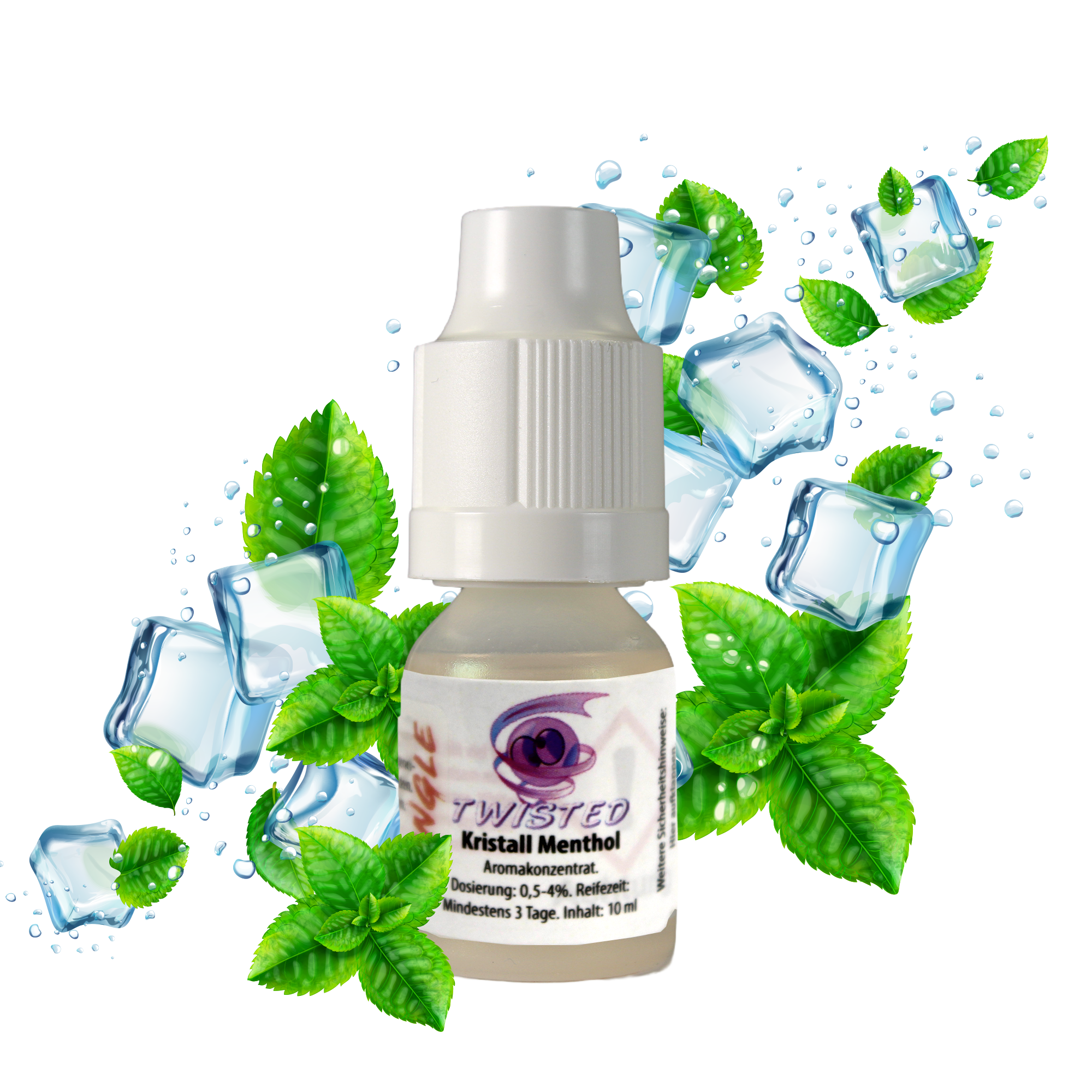Twisted Single Aroma Kristall Menthol 10 ml Twisted Single Aroma Kristall Menthol 10 ml