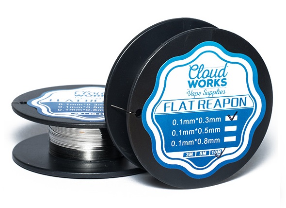 Cloudworks Wickeldraht Kanthal Flachdraht 0,10mm x 0,30mm