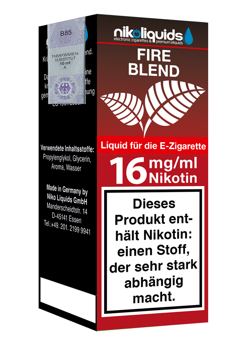 Niko Liquids E-Liquid Fire Blend 10 ml